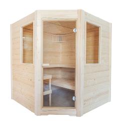 Sauna Basic Corner classique bois massif