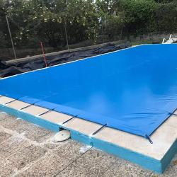 UBBINK Bâche d'hiver de sécurité pour piscine 300 x 430 cm - 550g