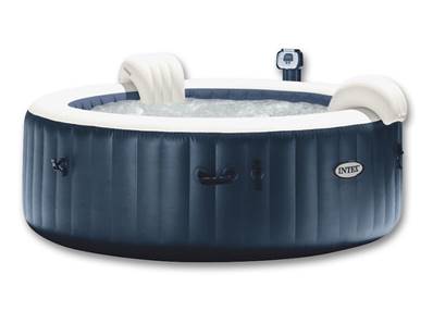 Spa gonflable Intex PureSpa LED bulles rond 6 places