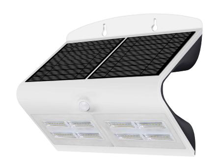 Lux Outdoor Lampe solaire murale 800lm - blanc - B 810044