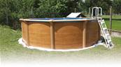 Garden Leisure Tapis piscine hors sol 170 g Diam 5.50 m